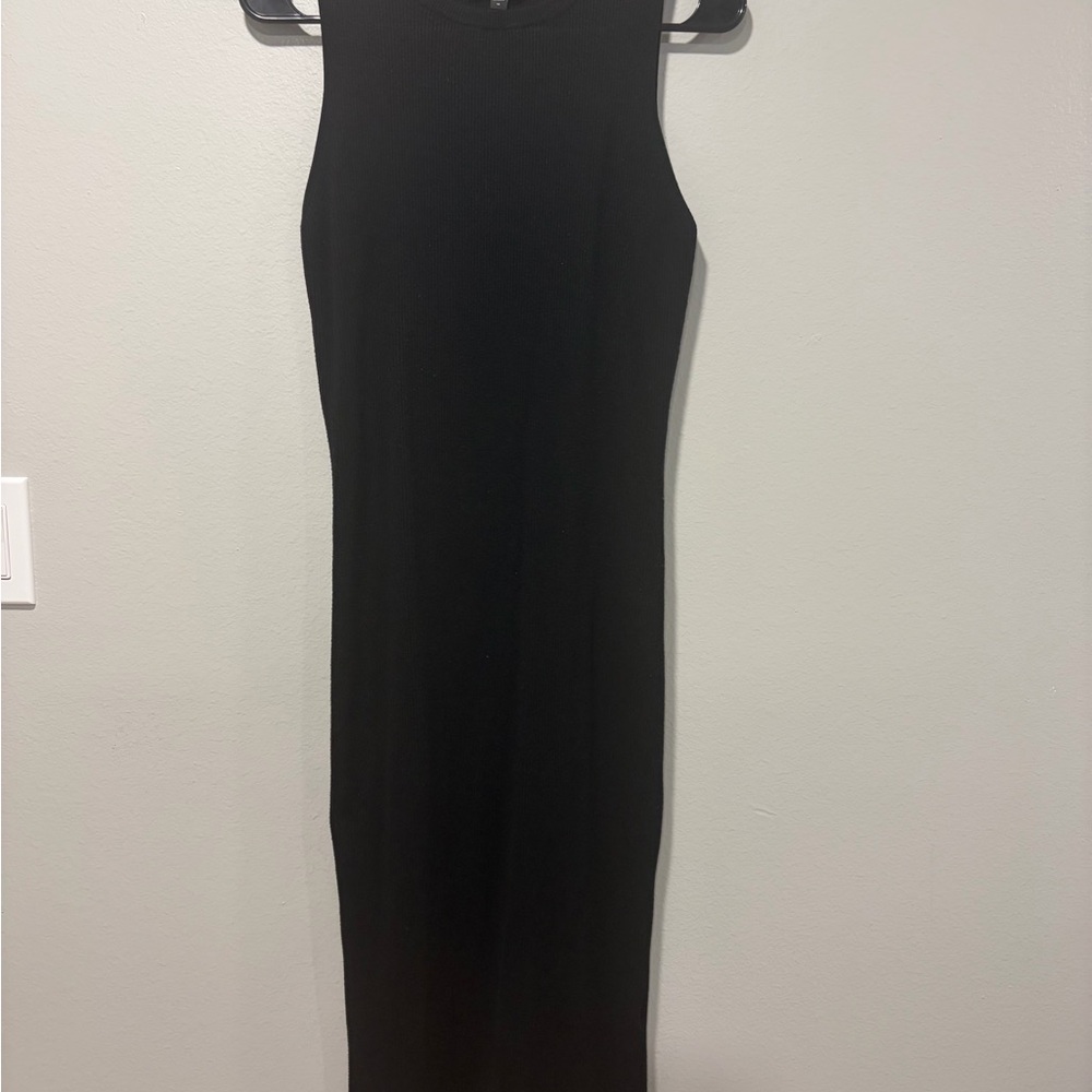 Express Black Midi Dress